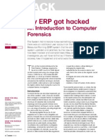 My ERP got hacked - An Introduction to Computer Forensics