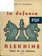 AJEDREZ La Defensa Alekhine - Julio Ganzo