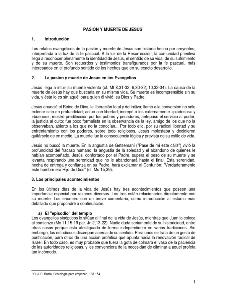 Pasión y Muerte de Jesús | PDF | La resurrección de Jesús | Jesús