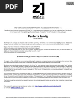 Panforte Family Font