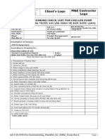 QA-F-VN-PCM- Pre T & C Check List for Chiller Pump