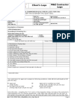 Qa-f-Vn-pcm- t & c Check List for Fan