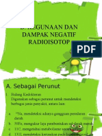 B.kegunaan Dan Dampak Negatif Radioisotop