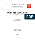 Noli Me Tangere Summary by Chapter