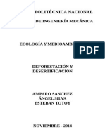 Deforestación y Desertificación