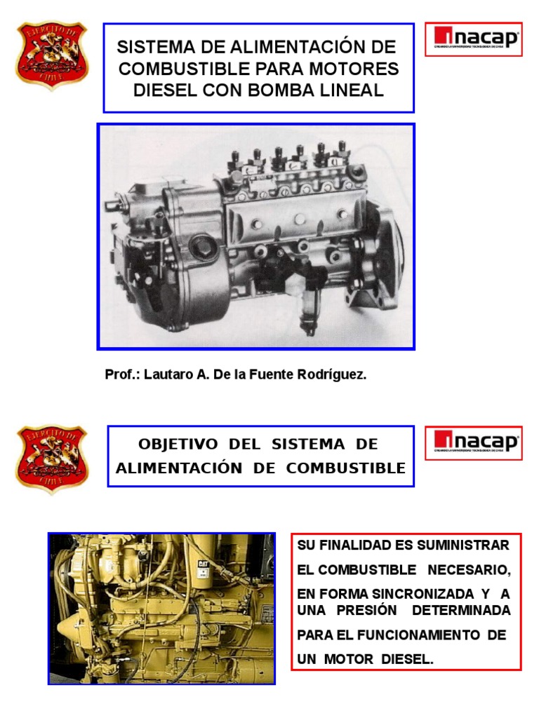 Componentes de la Bomba Inyectora Diesel | PDF | Motor diesel | Bomba
