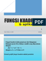 Fungsi Kuadrat Dan Aplikasi