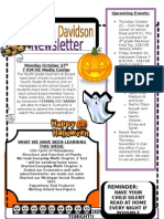 Halloween Newsletter