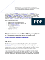 Osi and Tcp/ip Model