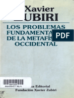 Los Problemas Fundamentales de La Metafísica Occidental.