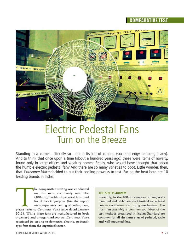 Know your Electric Pedestal Fans Capacitor Electrical Resistance