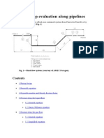 Pressure Drop Evaluation Along Pipelines