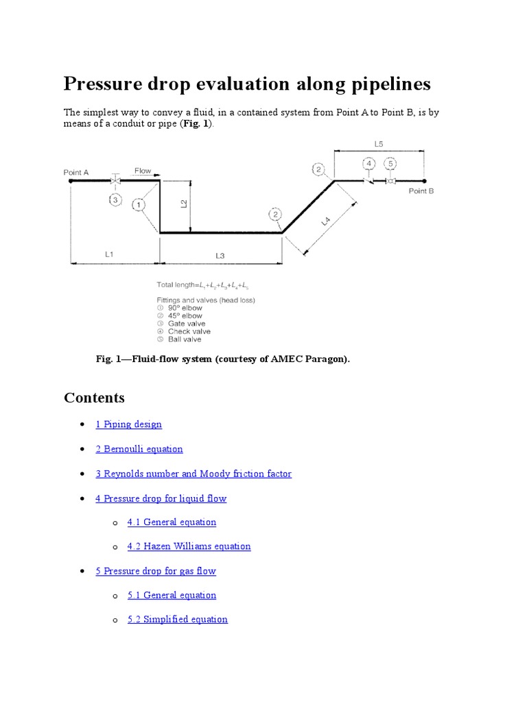 Hazen-Williams Equation for Pressure Drop | PDF | Viscosity | Fluid ...