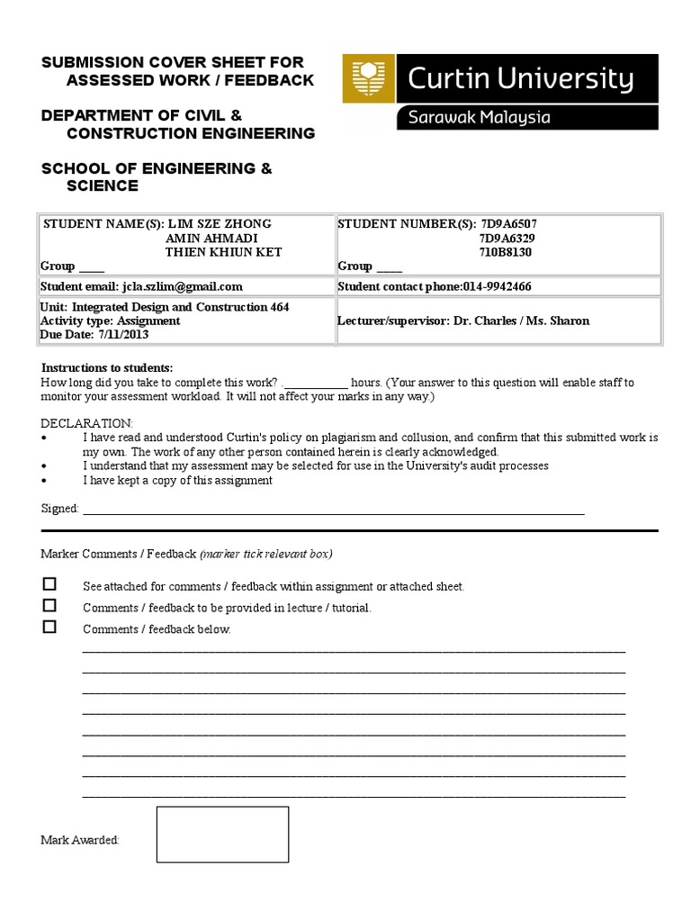 Document submission form template picture