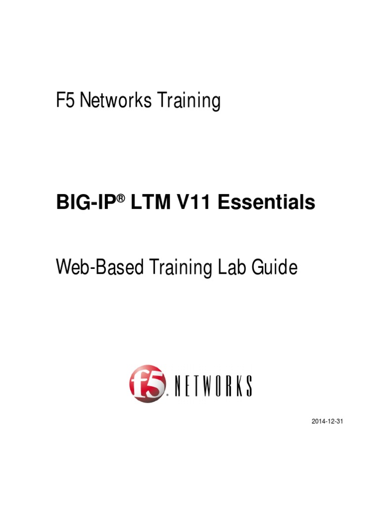F5 BIG-IP LTM Essentials WBT Lab Guide v11 | PDF | World Wide Web ...