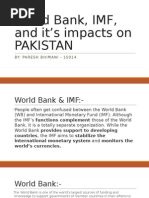 World Bank, IMF, and It's Impacts