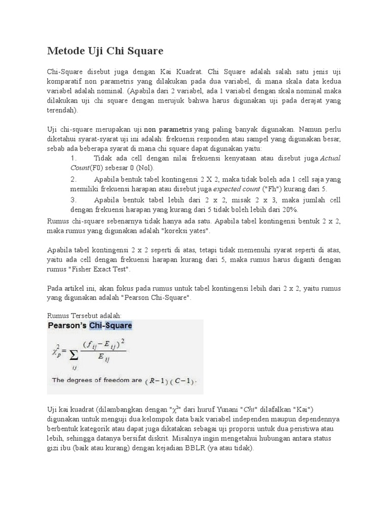 19+ Contoh Soal Chi Square Genetika - Kumpulan Contoh Soal