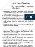 Penentuan Dan Kesahan