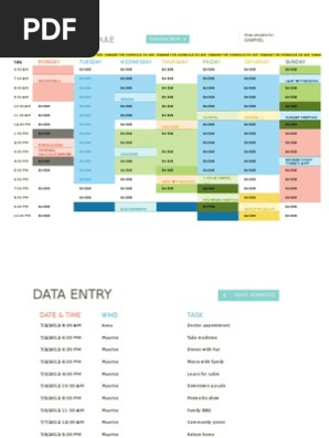 Weekly Schedule