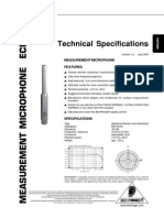 Ecm8000 c Specs