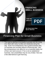 Financing Small Business: The Back Benchers Group