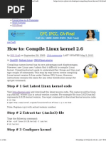 Kernel Compile Nixcraft