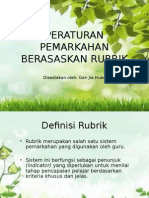 Peraturan Pemarkahan Berasaskan Rubrik