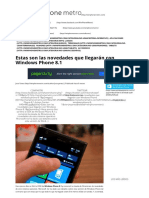Conoce Todas Las Novedades de Windows Phone 8 PDF