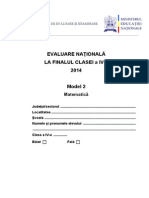 EN-IV-2014 Matematica Model2 LB Maghiara PDF