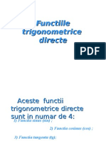 Functiile Trigonometrice Directe