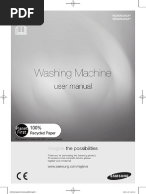 Wd906u4sa Washing Manual