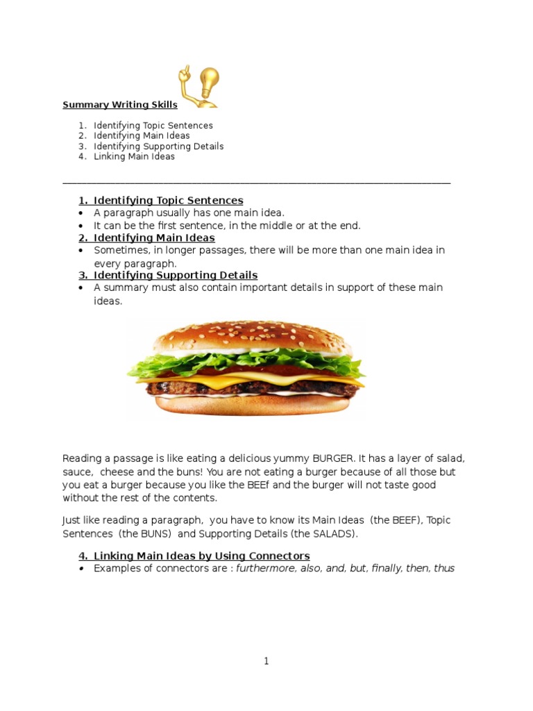 summary-writing-skills-pdf-vegetables-healthy-diet