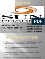 Sun Pharma Presentation on Problems and Solutions