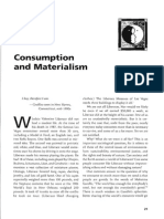 Consumption and Materialism