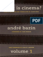 Andre Bazin What Is Cinema Volume 1 1 PDF