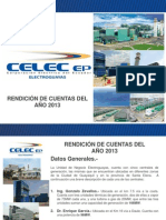 Rendicion de Cuentas 2013 - Celec Ep Electroguayas (Feb 2014)