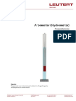 Understanding Aerometers and Their Uses | PDF | Buoyancy | Density