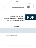 Introduction To The Logical Framework Approach (LFA) For GEF-financed Projects