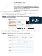 Cara Membuat Blog Di Wordpress PDF