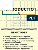 Introduction To The Study of Nematodes