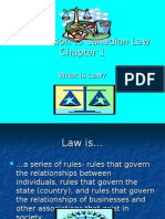 Introduction To Canadian Law