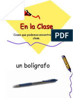 spanish classroom objects