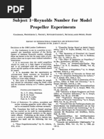 Reynolds Number For Model Propeller Experiments PDF