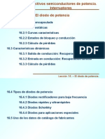 Los Diodos de Potencia (Caracteristicas Dinamicas y Estaticas) y Tipos de Encapsulados