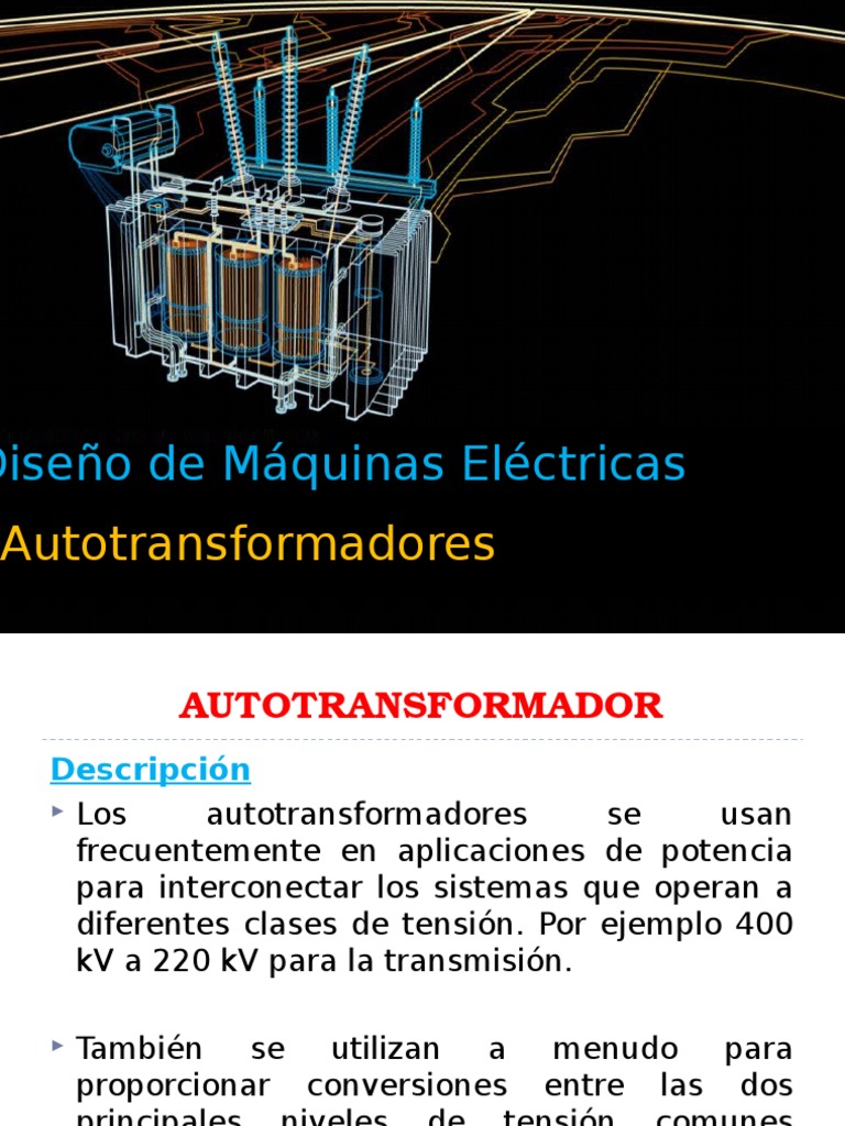 Aplicaciones y Diseño de Autotransformadores | PDF
