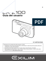 Casio Exilim EXZ100 - Manual español