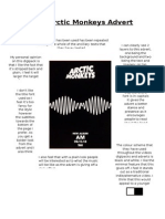 The Arctic Monkeys Advert