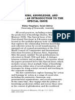 Thapliyal, Nisha - Learning, Knowledge, And Activism. an Introduction to the Special Issue