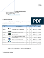 Cotizacion de 8 Camaras Analogicas e Ip