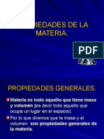 Propiedades de La Materia - Química General